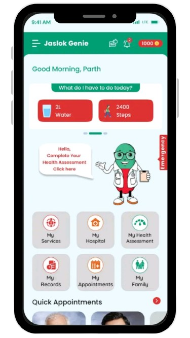 Jaslok Genie App